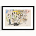 Modern Wall Art - Casual Street Scene | Lighthearted Social Decor