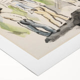 Modern Wall Art - Casual Street Scene | Lighthearted Social Decor