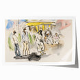 Modern Wall Art - Casual Street Scene | Lighthearted Social Decor