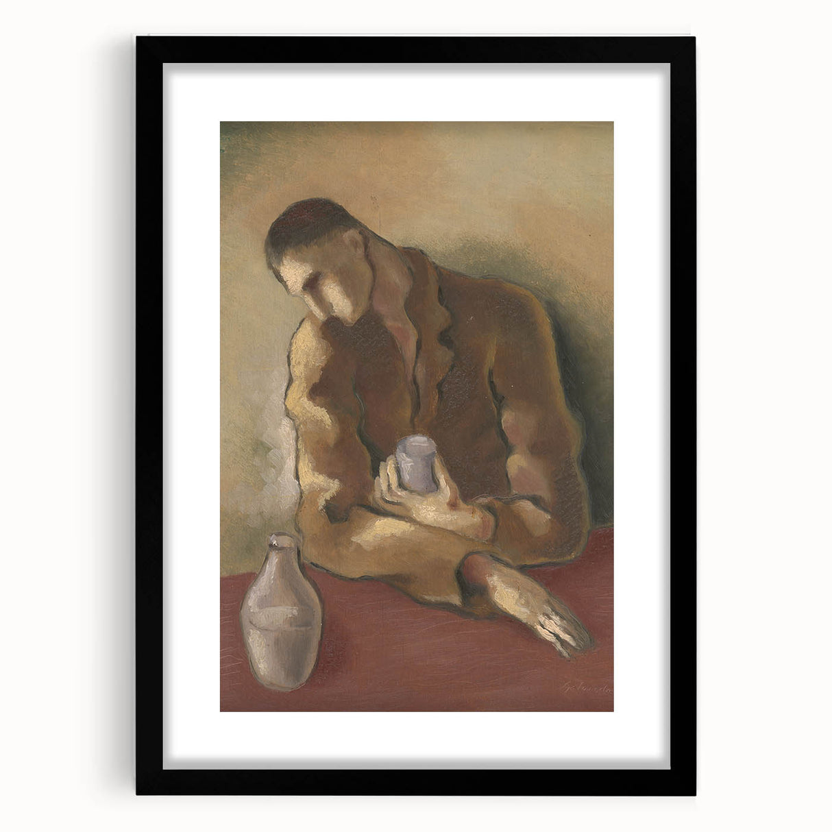 The Drunkard | Modern Art Print by Mikuláš Galanda