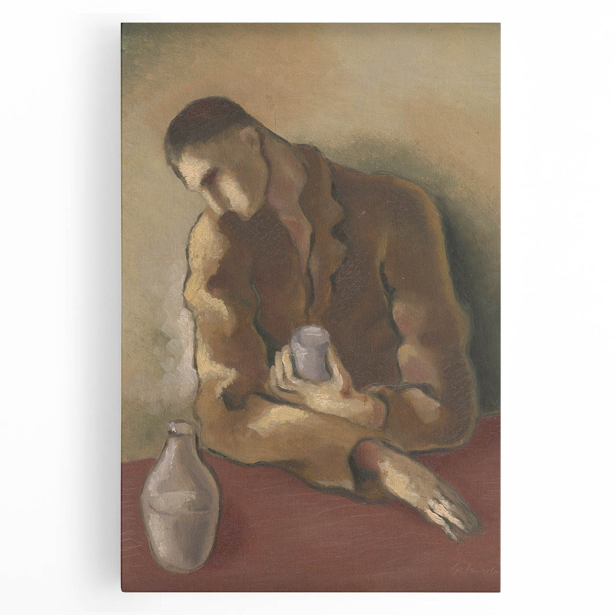 The Drunkard | Modern Art Print by Mikuláš Galanda