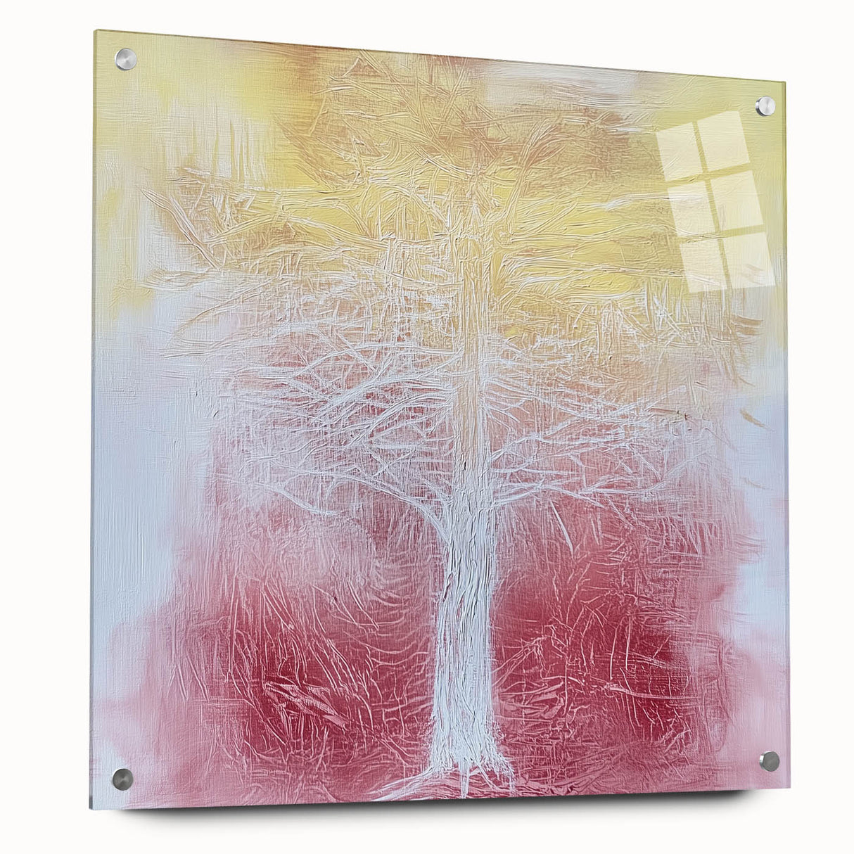 Framed Art for Living Room - Abstract Tree Canvas Wall Art