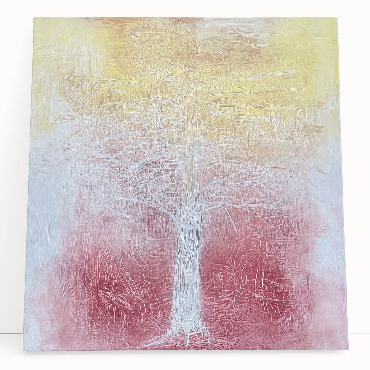 Framed Art for Living Room - Abstract Tree Canvas Wall Art