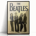 The Beatles Retro Wall Art - Vintage Music Poster, Classic Band Art