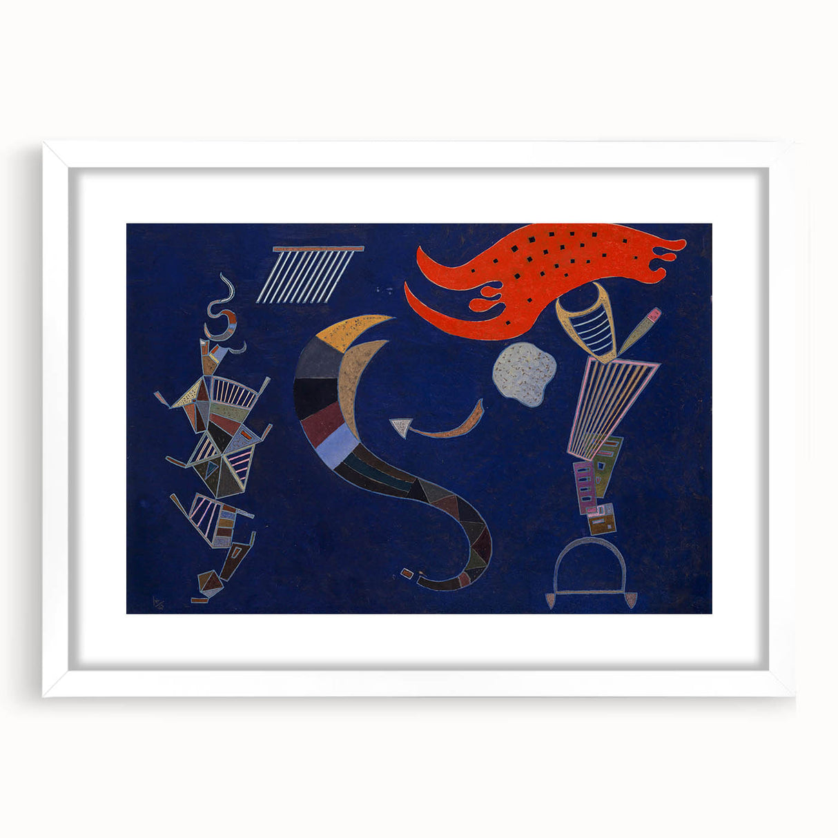 Modern Wall Art - Abstract Geometric Composition | Bold Artistic Decor