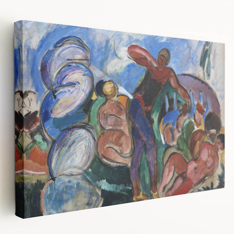 Modern Wall Art - Bold Figurative Composition | Dynamic Artistic Decor