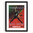 The Cult Sonic Temple Retro Poster Art – Vintage Rock Concert Print