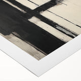 Abstract geometric rolled canvas artwork showcasing vibrant colors and intricate shapes, ideal for modern home decor, packaged securely in a protective tube.
