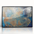 Framed acrylic artwork showcasing a vibrant design of various animals on a black background, perfect for modern home decor and animal lovers.