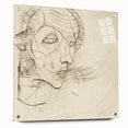 Modern Art Deco Wall Art – Abstract 1920s Inspired Sketch Portrait