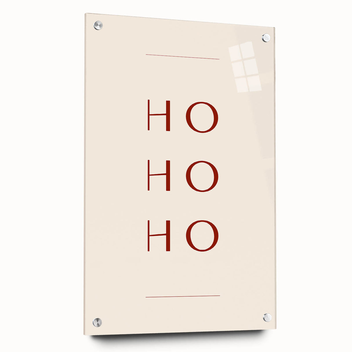 Minimalist Ho Ho Ho – Modern Christmas Wall Hangings