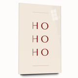 Minimalist Ho Ho Ho – Modern Christmas Wall Hangings