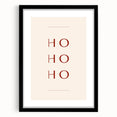 Minimalist Ho Ho Ho – Modern Christmas Wall Hangings