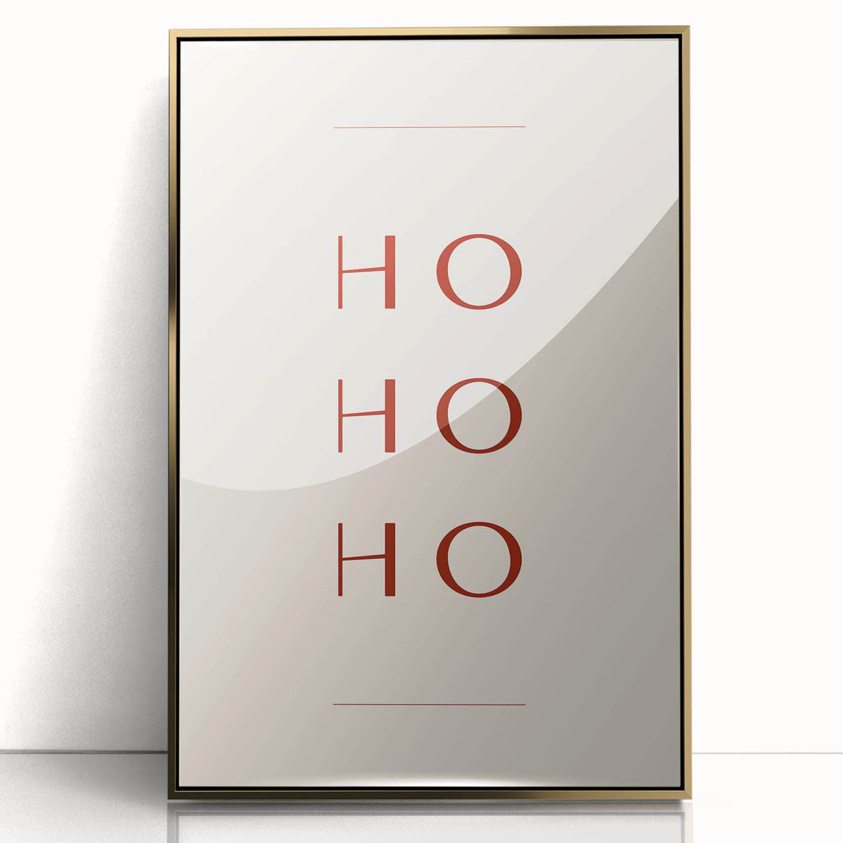 Minimalist Ho Ho Ho – Modern Christmas Wall Hangings
