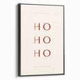 Minimalist Ho Ho Ho – Modern Christmas Wall Hangings