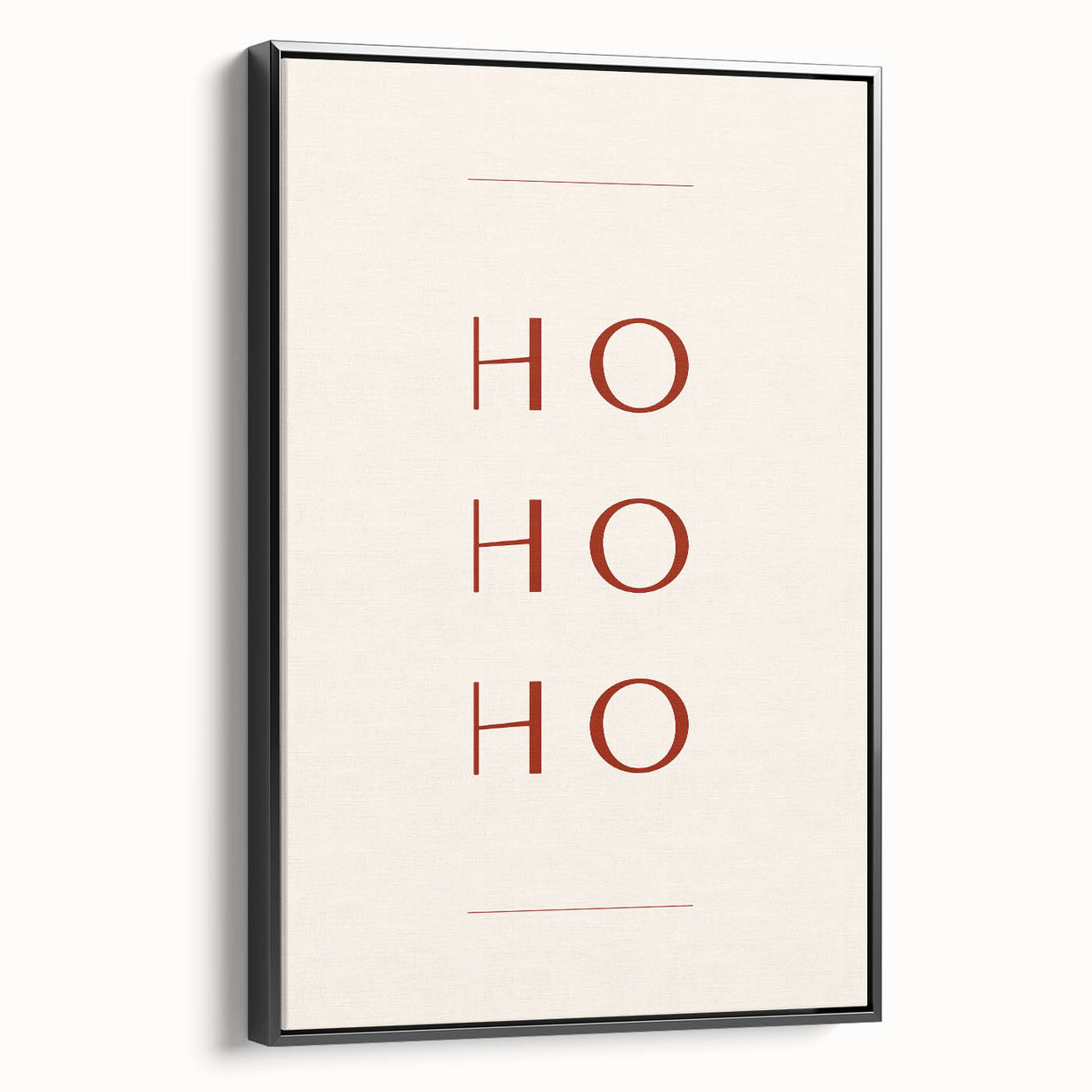 Minimalist Ho Ho Ho – Modern Christmas Wall Hangings