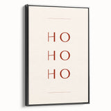 Minimalist Ho Ho Ho – Modern Christmas Wall Hangings