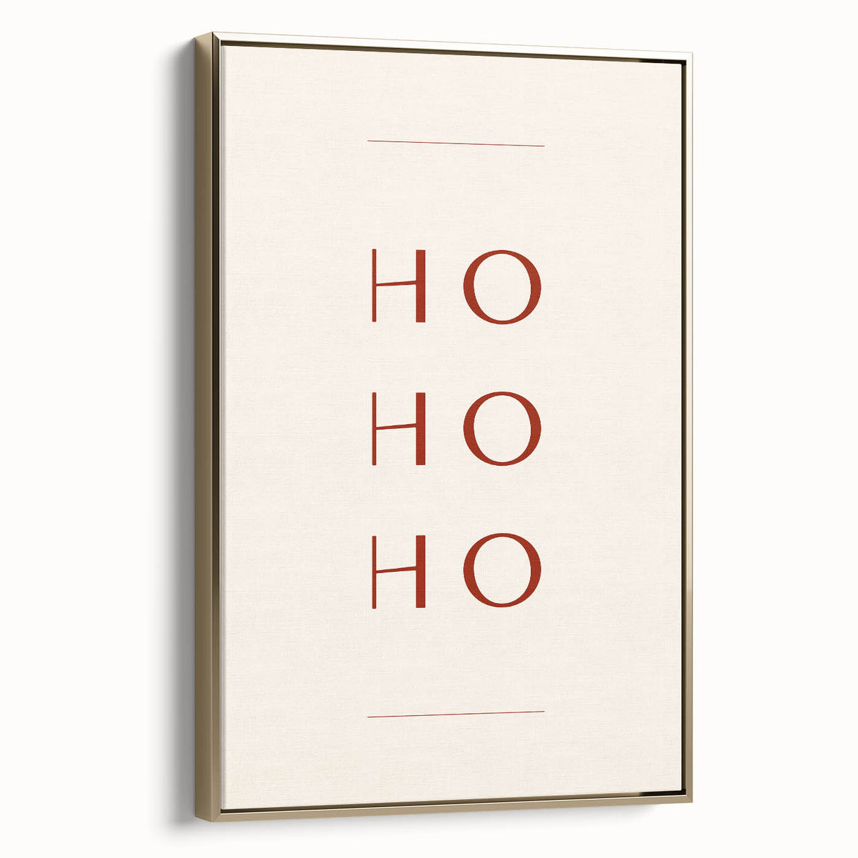 Minimalist Ho Ho Ho – Modern Christmas Wall Hangings