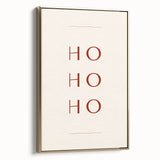 Minimalist Ho Ho Ho – Modern Christmas Wall Hangings