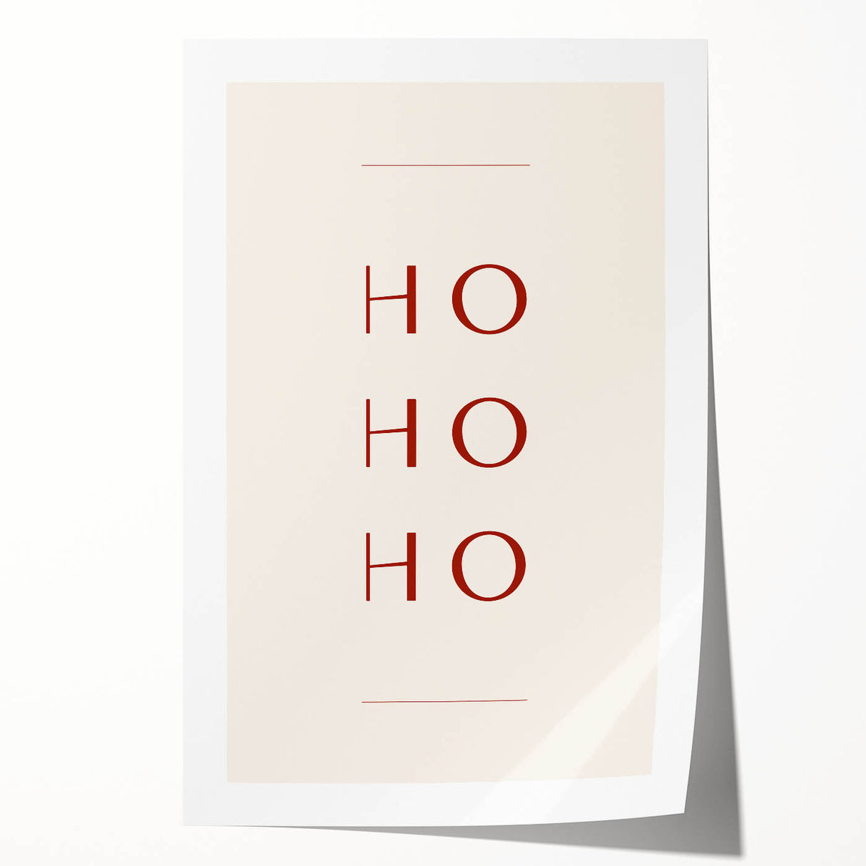Minimalist Ho Ho Ho – Modern Christmas Wall Hangings