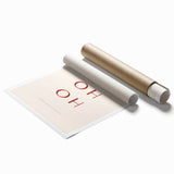 Minimalist Ho Ho Ho – Modern Christmas Wall Hangings