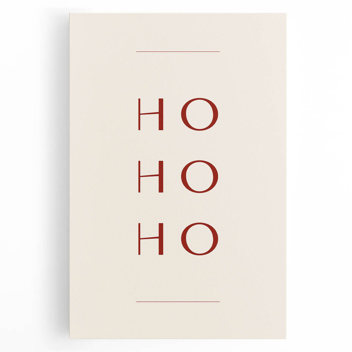 Minimalist Ho Ho Ho – Modern Christmas Wall Hangings