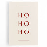 Minimalist Ho Ho Ho – Modern Christmas Wall Hangings