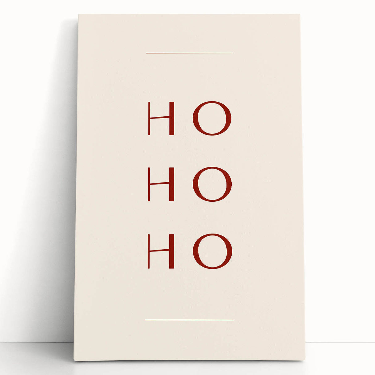 Minimalist Ho Ho Ho – Modern Christmas Wall Hangings
