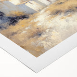Countryside landscape rolled canvas art showcasing vibrant green fields and a serene blue sky, elegantly packaged in a protective cardboard tube. Perfect for home decor.
