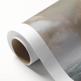 Rolled canvas showcasing a vibrant African landscape design with intricate details and rich colors, securely packaged in a durable cardboard tube for easy transport and display.