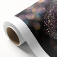 Art Deco poster featuring close-up water imagery in muted blue tones on rolled canvas, ideal for nursery wall art.