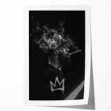 Urban Chic Pop Art Wall Art – Bold Black, Yellow, and White Canvas