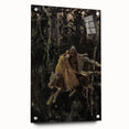 Realism Art Print of Royal Escape | Dark Forest and Brave Companions