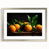 Fresh Citrus Still Life – Vibrant Orange Modern Kitchen Art