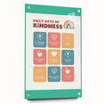 Daily Acts of Kindness - Kids Educational Wall Art Motivational Print