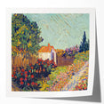 Extra large floral art on glossy canvas, featuring vibrant shades of blue and yellow, ideal for dining room wall decor.