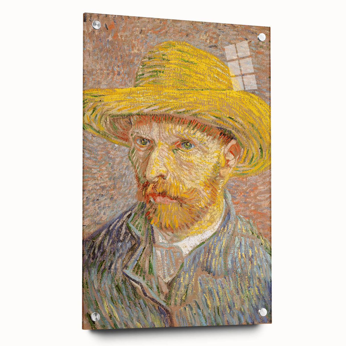Impressionist Wall Art - Van Gogh Self-Portrait with Straw Hat