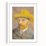 Impressionist Wall Art - Van Gogh Self-Portrait with Straw Hat
