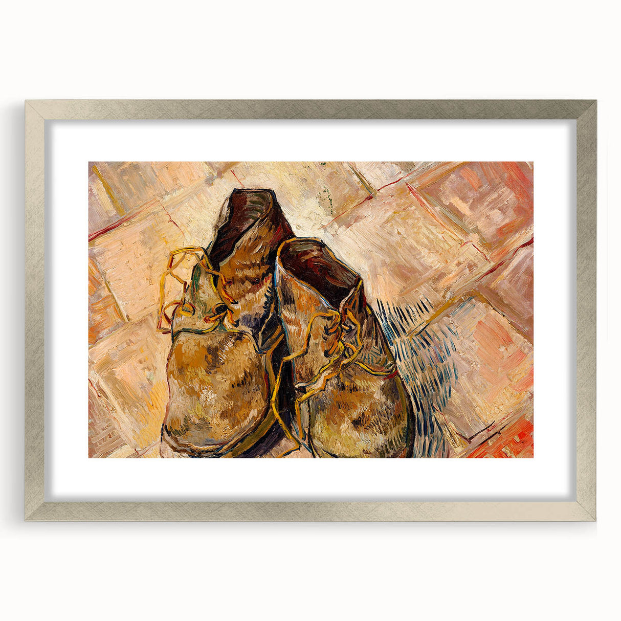 Vincent van Gogh Still Life Wall Art - Shoes (1888) Painting