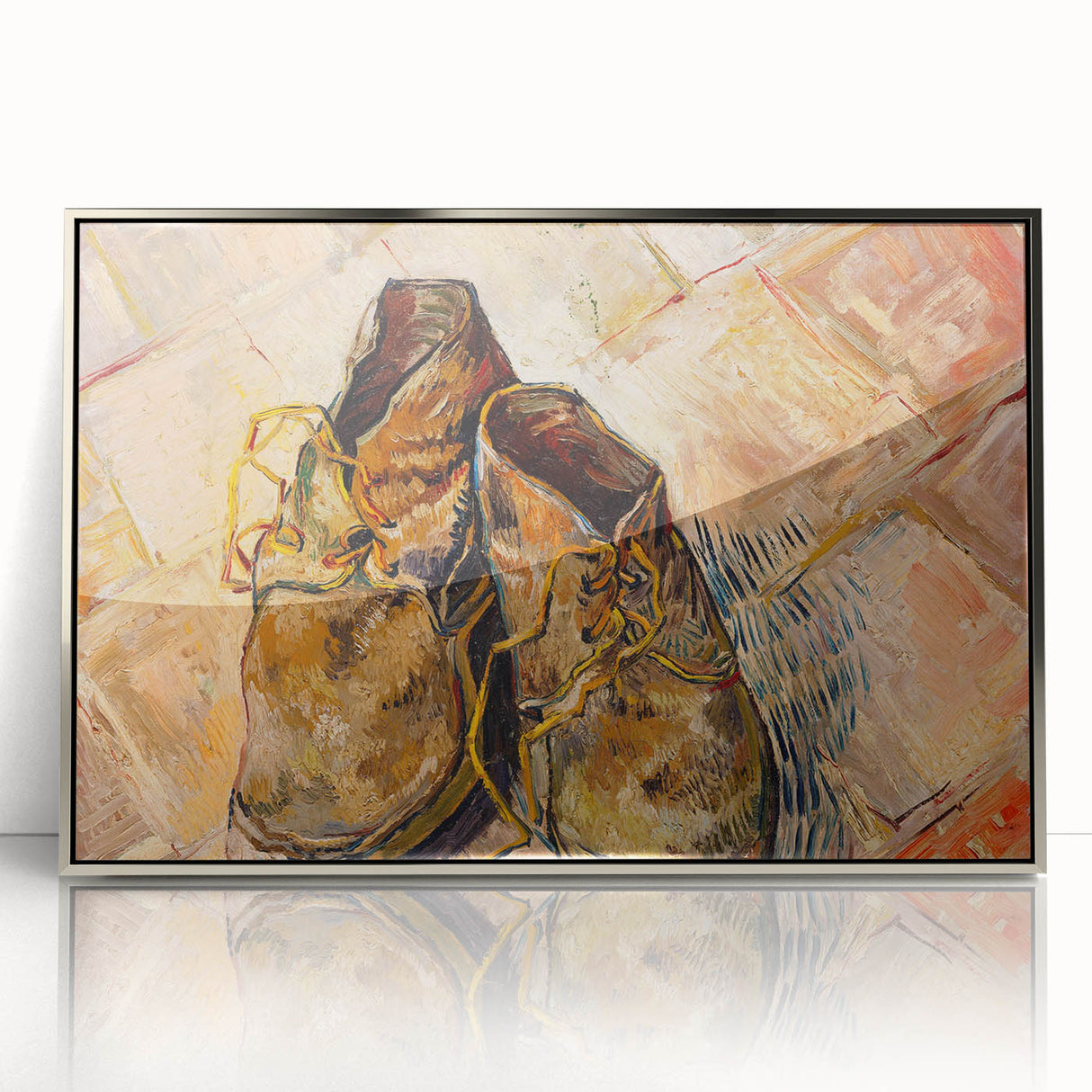 Vincent van Gogh Still Life Wall Art - Shoes (1888) Painting