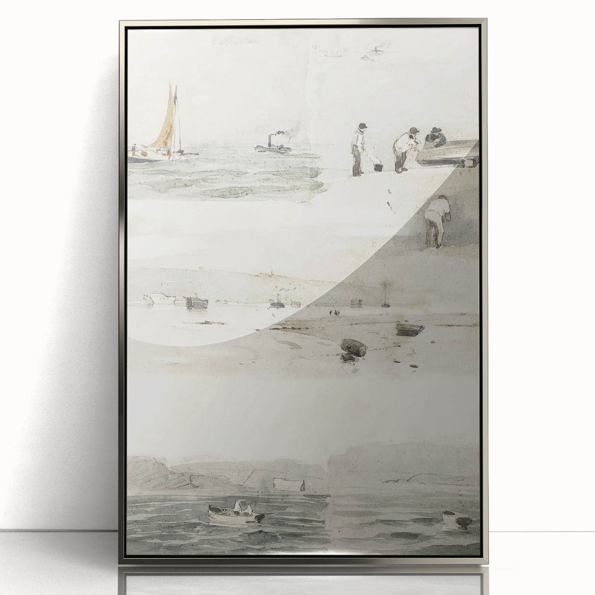 Impressionist Wall Art - Sketches of Marine Scenes - Coastal Elegance