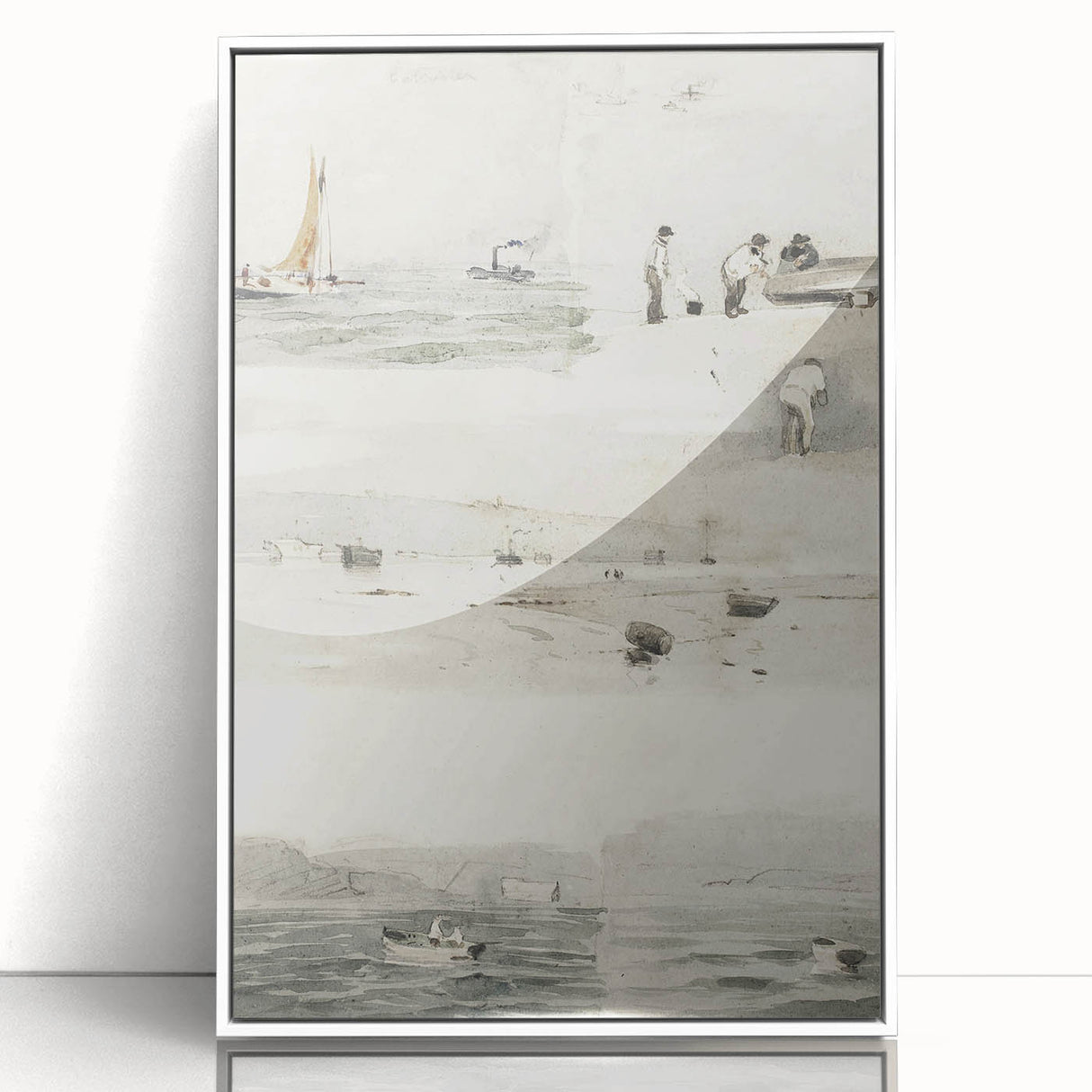 Impressionist Wall Art - Sketches of Marine Scenes - Coastal Elegance