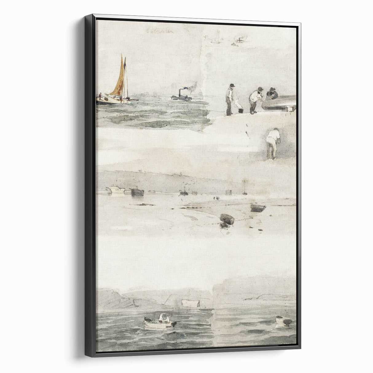 Impressionist Wall Art - Sketches of Marine Scenes - Coastal Elegance