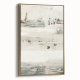 Impressionist Wall Art - Sketches of Marine Scenes - Coastal Elegance