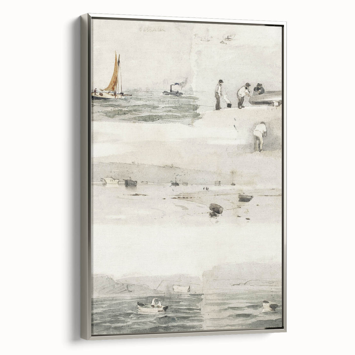 Impressionist Wall Art - Sketches of Marine Scenes - Coastal Elegance