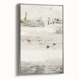 Impressionist Wall Art - Sketches of Marine Scenes - Coastal Elegance