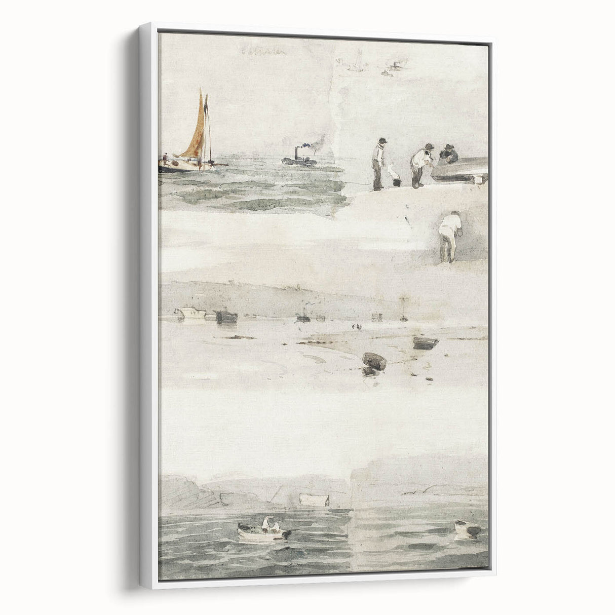 Impressionist Wall Art - Sketches of Marine Scenes - Coastal Elegance
