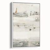 Impressionist Wall Art - Sketches of Marine Scenes - Coastal Elegance