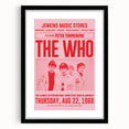 The Who 1968 Concert Poster – Vintage Rock Band Art, Peter Townshend
