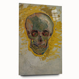 Expressionist Wall Art - Van Gogh Skull Profile - Bold Impressionism